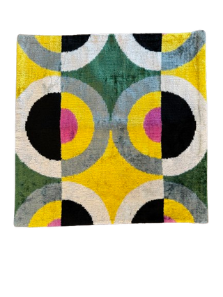 20"x20" Velvet Pillow Covers, Circles