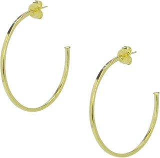 Shiny Gold Perfect Hoops