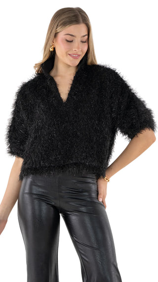Estelle Top in Black Tie