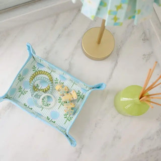 Marigold Ticking Snap Tray