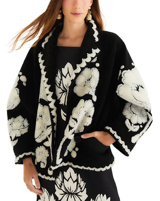 Fleece Coat, Floral