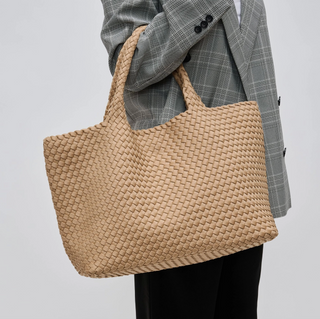 Sky's The Limit - Large Tote - Nude