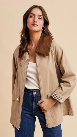 Corduroy Khaki Jacket