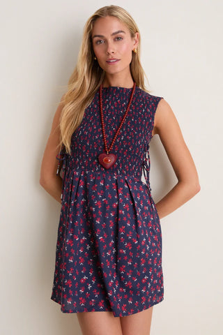 Stetson Dress in Navy Amora
