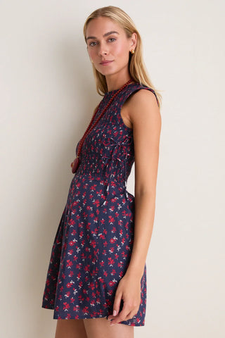 Stetson Dress in Navy Amora
