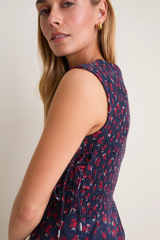 Stetson Dress in Navy Amora