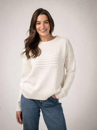 American Flag Sweater
