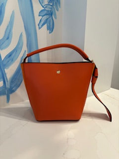 Medium Bucket Bag, Orange