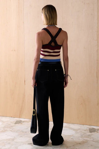 Wyler Knit Top, Black Forest