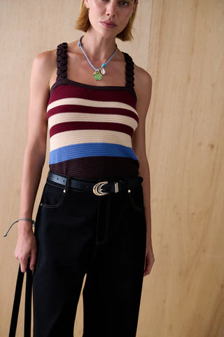 Wyler Knit Top, Black Forest
