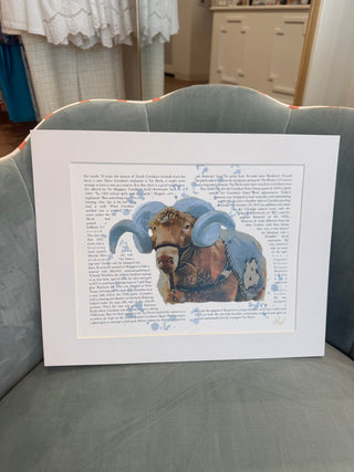 Ram Print Framed