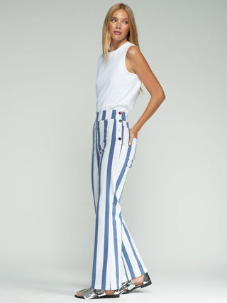 Blue & White Stripe Pant