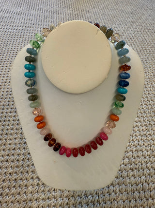 Multi Color Beaded Necklace