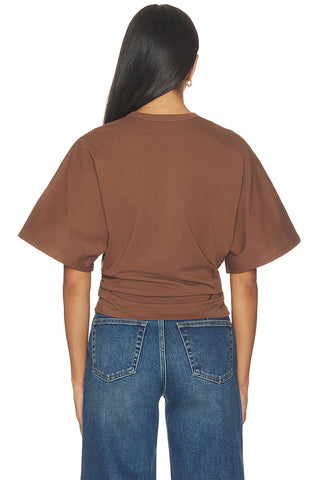 Veronica Fitted Tee in Lindt