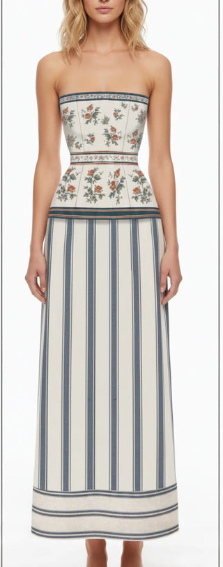 Hampton Midi, Dunlin Stripe