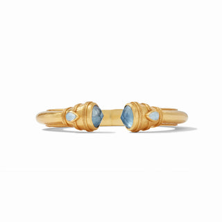 Cannes Demi Cuff, Chalcedony Blue