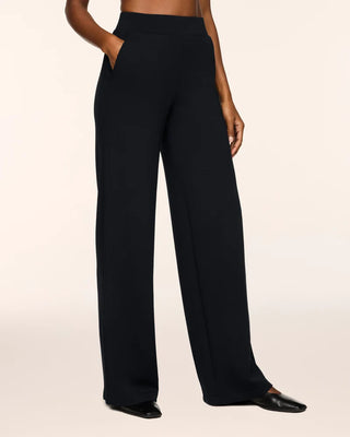 Pintuck Wide Leg Pant