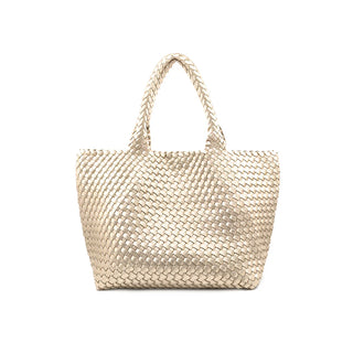 BC Woven Tote, Champagne