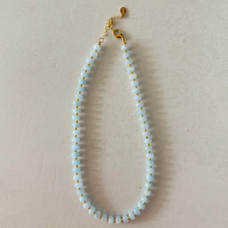 Seaglass Necklace in Dusty Blue