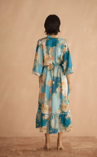 Lucente Silk Midi Dress