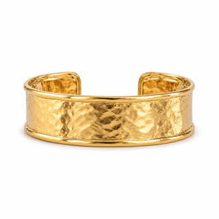 Lowell Hammered Cuff Bracelet in Gold