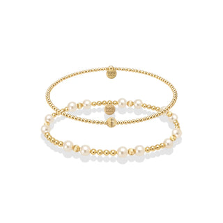 Echo Beaded Bracelet Duo