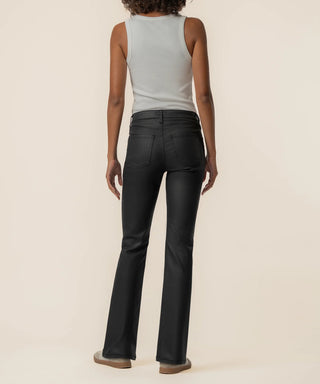 Kelly High Rise Matte Black Denim