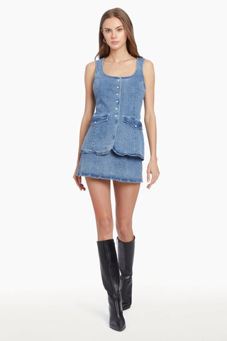 Kya Skort Romper, Classic Wash