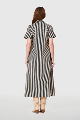 Gibbons Dress, Pinstripe