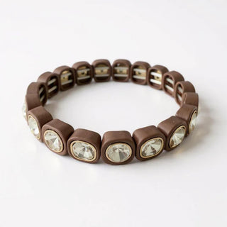 Jelly Pop Bracelet, Mocha