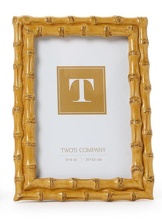 4x6 Blonde Faux Bamboo Frame