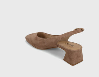 Darsy Heel in Military Suede