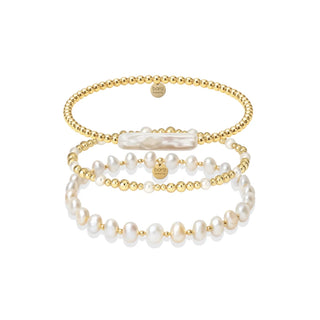 Sydney Beaded Bracelet Trio Stack