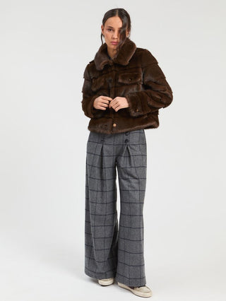 Chocolate Fur Bomber
