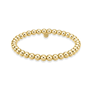 Classic 5mm Beaded Bracelet - Gold