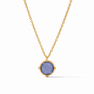 Honeybee Solitaire Necklace, Tanzanite Blue
