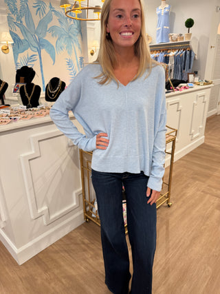 Wagner Top, Baby Blue