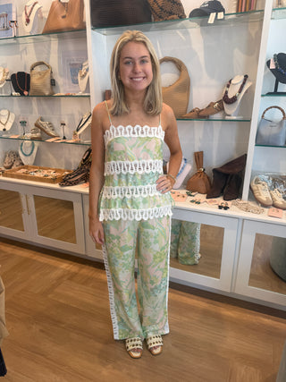 Floral Top and Pant Set