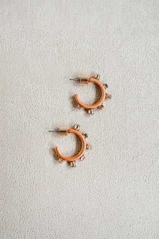 Huggie Hoop Earring in Copper