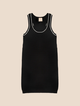 Deuce Dress, Black & White