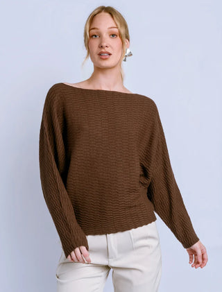 Monet Sweater in Chestnut