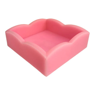 Pink Palm Acrylic Cocktail Napkin Holder