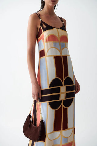 Hayes Tencel Dress in Mariella Print