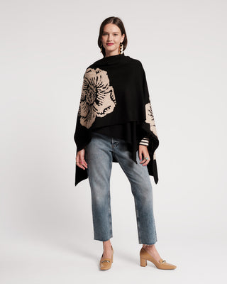 Ginny Wrap Carefree Mum in Black & Camel
