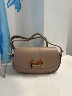 Mini H Bag, Taupe