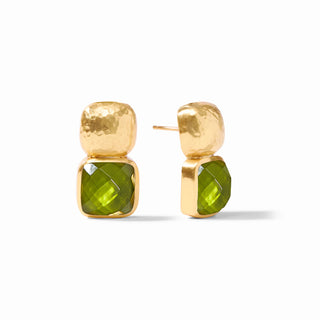 Catalina Earring, Palmetto Green