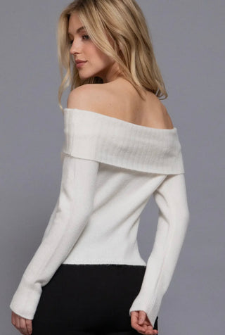 White Off the Shoulder Top