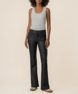Kelly High Rise Matte Black Denim