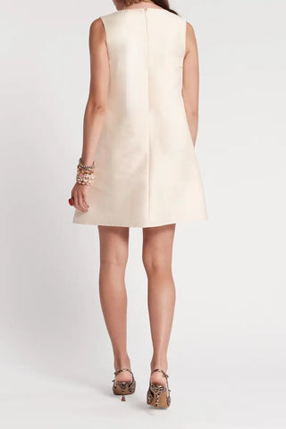 Alice Shift Dress Poppy in Oyster