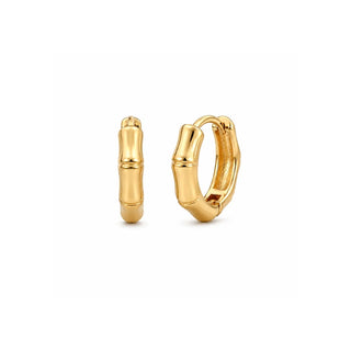 Bex Bamboo Mini Earring in Gold